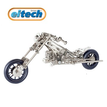 德國 eitech益智鋼鐵玩具-3合1哈雷機車-c15