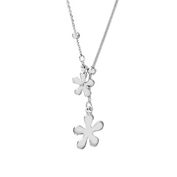 [韓國] 雙星花語項鍊 / Dual Bloom Whispers Necklace