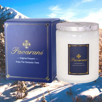 【美國Pavaruni】踏雪尋梅香薰蠟燭禮盒100種香味大豆植物蠟燭香氛蠟燭交換禮物聖誕生日禮物
