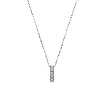 白色拓帕石項鍊