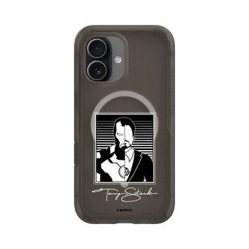 iPhone 17 AirX 本質黑 - 迪士尼-漫威 Marvel - 鋼鐵人-黑白版