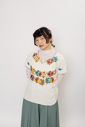 民族刺繡上衣.Embroidery Folk Blouse【初戀販賣所】Vintage.A10