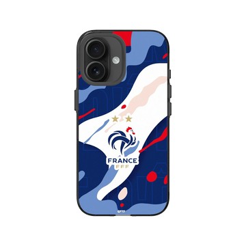 iPhone 16 Clear (相機按鈕) 酷墨灰 - FFF - Logo - Camo