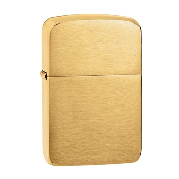 Zippo 【官方授權店】 Brushed Brass 1941 Replica  1941黃銅復刻防風打火機