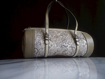 【老時光 OLD-TIME】早期二手老包達克公爵長圓筒包