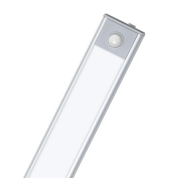 感應燈 輕薄升級款 LED感應燈 充電 磁吸 USB 照明燈 -太空銀 / 白光 40cm