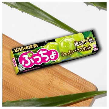 UHA 味覺糖~普超條糖(白葡萄味)50g