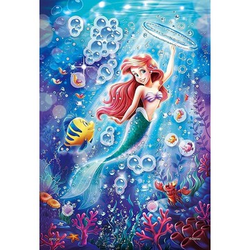 拼圖裝飾系列 迪士尼公主 愛麗兒 -SPARKLING SEA-300片