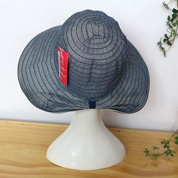 日單m*lsa 抗UV 后翻起4色遮陽帽 造型帽 可折疊可水洗 55-57.5