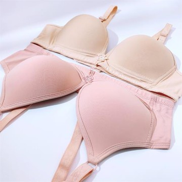 宜岱夢204無鋼圈文胸薄無壓力棉柔軟舒適調整型胸罩蜂巢透氣內衣