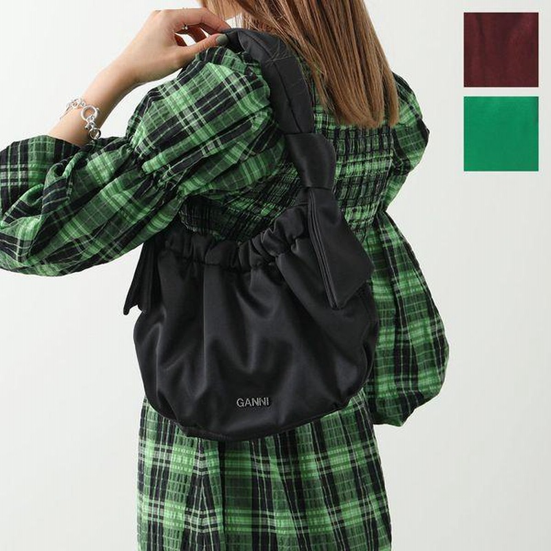 GANNI ガニー ハンドバッグ Occasion Small Hobo A5052 5855