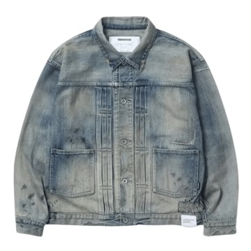 25SS NEIGHBORHOOD SAVAGE DENIM TYPE-1 JACKET MOD BLUE