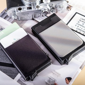 RFID 鋁製防盜雙夾信用卡錢包