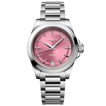 LONGINES浪琴 征服者經典系列 經典機械腕錶 34mm / L3.430.4.99.6