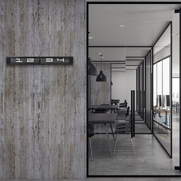 CLOUDNOLA | Timeline 數字翻轉時鐘 黑色