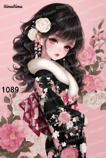 1089 原創貼紙 原創人物貼紙 貼紙 標籤 りまりま RimaRima