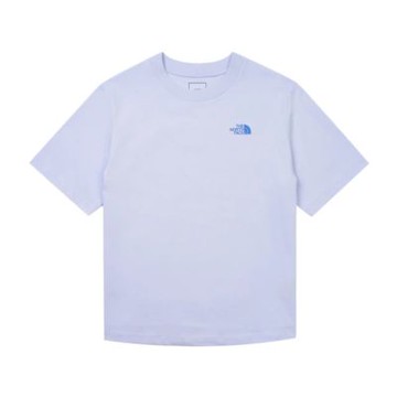 The North Face 北臉 短袖上衣 女 W RLX SUMMER SS TEE GRAPHIC 藍 NF0A8DCJ0VI