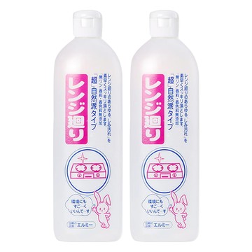 elmie 愛兒美 廚房爐具清潔劑 無添加超自然派 擦拭油污 日本製造  500ml  2瓶
