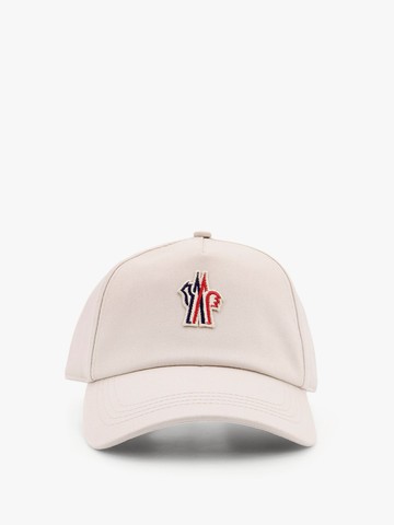 Cotton baseball hat with logo patch - MONCLER GRENOBLE - gender_Woman