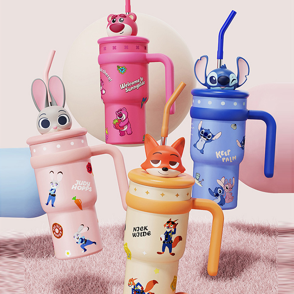 天藍小舖-迪士尼公仔吸管冰霸杯700ML-共4色-$590【A11115542】