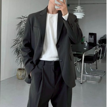 【Metanoia】🇰🇷韓製 簡約雙扣西裝外套