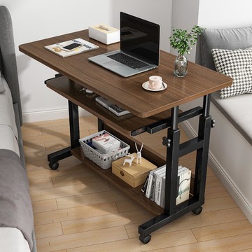 促銷活動~床邊桌可行動電腦台式桌子臥室家用學生書桌升降宿舍懶人電腦桌 雙11全館免運