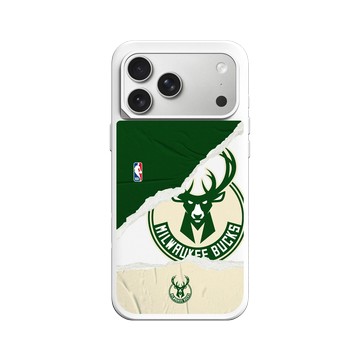 iPhone 17 Pro Max SolidX 白 - NBA - 熱血系列-密爾瓦基公鹿 Milwaukee Bucks - Sweat and Tears