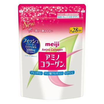 meiji 明治 台灣公司貨 Amino Collagen 氨基膠原蛋白 膠原蛋白粉 28日份  196g  1包