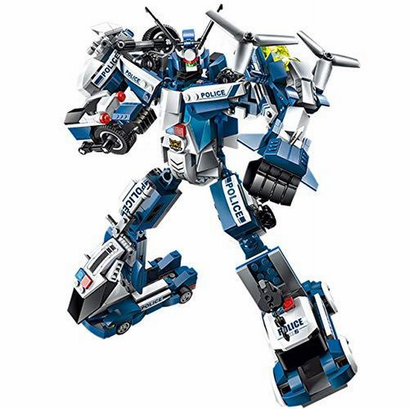 合体変形ブロックロボット
