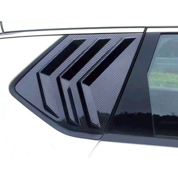 ~歐力斯~日產 NISSAN 23-25年 X-TRAIL 後三角窗 後三角窗飾板 三角窗 三角窗裝飾框 黑色 碳纖維紋