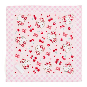 【震撼精品百貨】Hello Kitty 凱蒂貓~HELLO KITTY日本製純棉手帕~櫻桃#49701