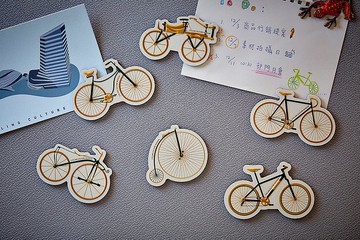 自行車立體吸鐵組 (3入)