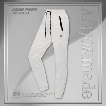 簡約修身M字棉褲