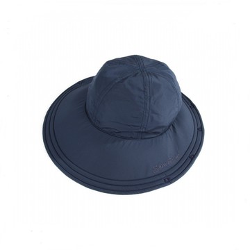 SNOWTRAVEL 抗UV透氣護頸遮陽圓盤帽(藍色)[STAH010-BLU]