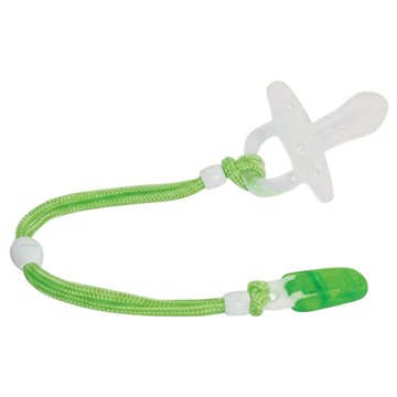 akachan honpo 阿卡將本舖 彩色夾式奶嘴帶  綠色  1個