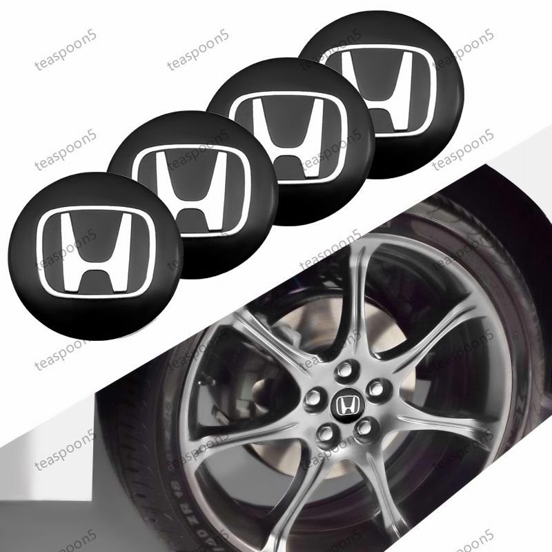 ホンダ ステッカー ホイールキャップステッカー バッジ シール ブラック 56mm 4枚 通販 Lineポイント最大0 5 Get Lineショッピング