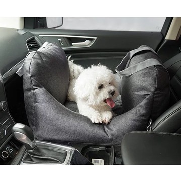 【CUBE】狗狗汽車安全座椅｜可固定 防滑 布套可拆洗｜車用寵物窩 狗狗汽座 車窩 寵物車窩 狗狗睡床 毛孩車床