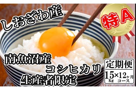 生産者限定 契約栽培 南魚沼しおざわ産コシヒカリ