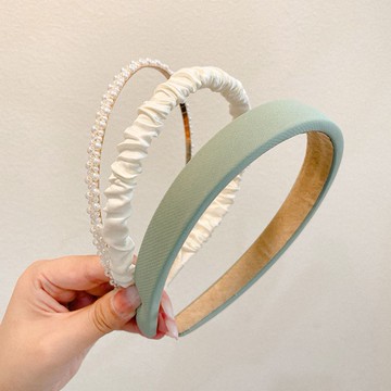 紫色發夾發箍壓發卡女頭箍發捆頭飾法式復古簡約百搭外出洗臉ins