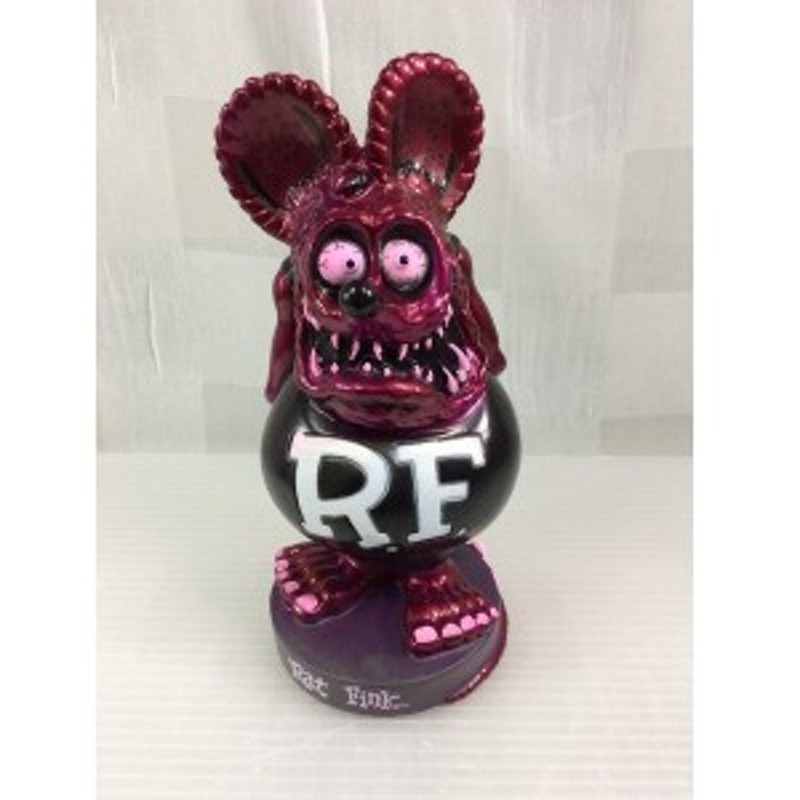 ラットフィンク Rat Fink ボビングヘッド メタリックレッド アメリカ