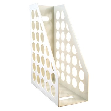 全勝CHUNG SENG 開放式圓孔雜誌箱/MF258/米