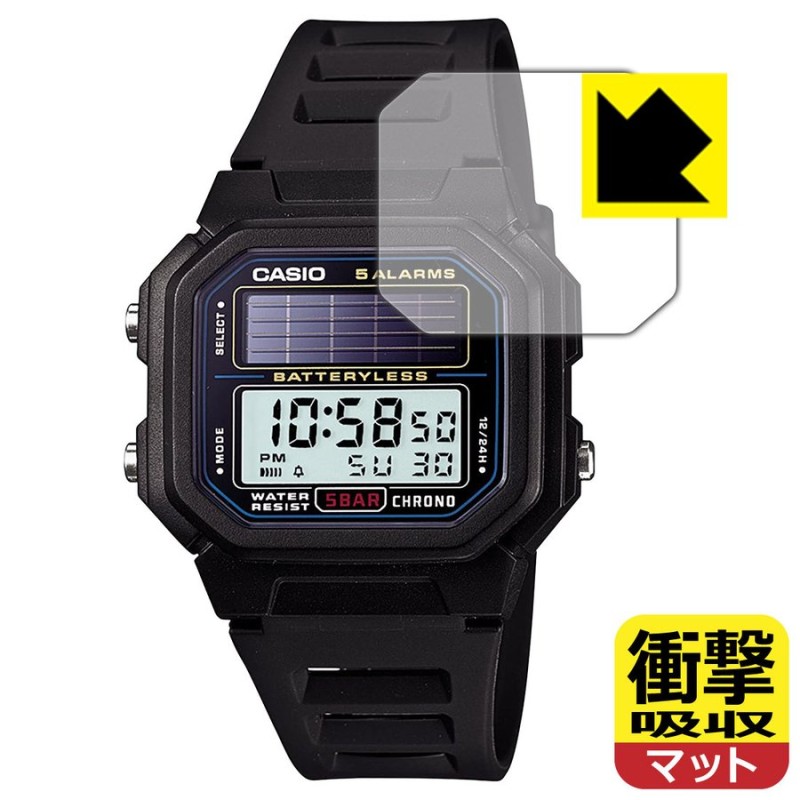 最大53％オフ！ CASIO AL-190Wシリーズ 用 特殊素材で衝撃を吸収 保護フィルム 衝撃吸収 igotanewlattitude.com