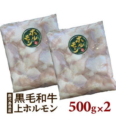 ふるさと納税 鹿児島市 鹿児島県産黒毛和牛　上ホルモン1kg