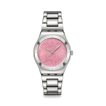 Swatch PETAL CHARM 金屬手錶/女錶/瑞士製造 YLS234G (33mm)【官方旗艦店】