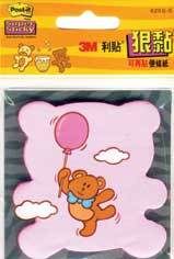 3M 625S-5狠黏小熊可再貼便條紙
