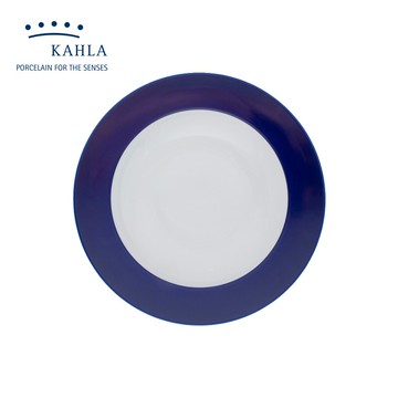 德國KAHLA 藍調之美(夜藍Night Blue)-22CM深/湯盤
