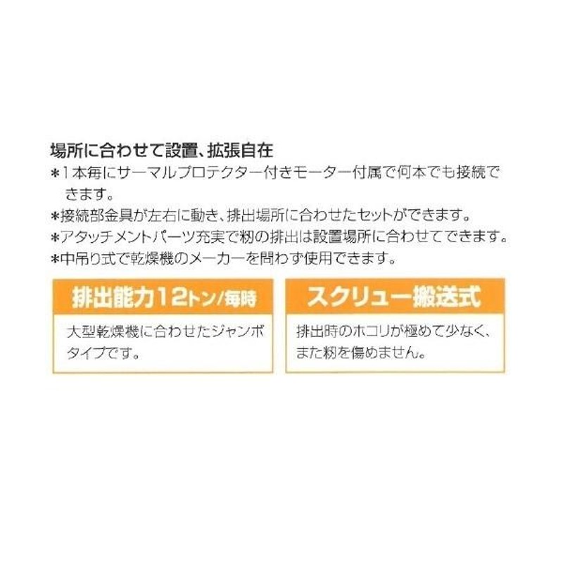 ＫＳ製販 ヨコハン ジャンボ KSY-12t 穀物搬送機/ヨコハン/よこはん/大量搬送/大型乾燥機用 | LINEショッピング