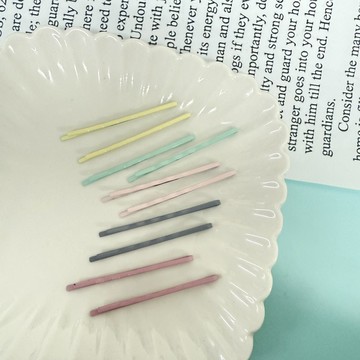 【HOOMI】莫蘭迪線條線夾組（混款）（款式隨機出貨）