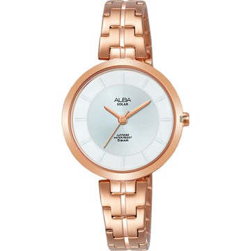 送禮首選★ALBA 雅柏 甜美俏麗女孩太陽能女錶AS01-X012K(AY5002X1)-29mm附提袋【全館優惠★APP下單天天點數10倍送】線上購買享_實體門市同步服務