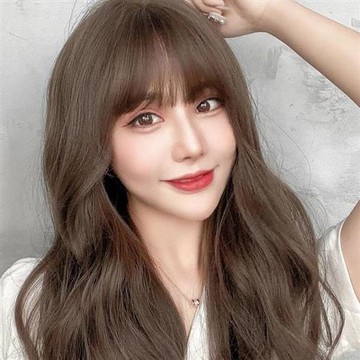 【巴黎精品】長假髮整頂假髮-冷棕色空氣燙波浪長捲女假髮a1bw28